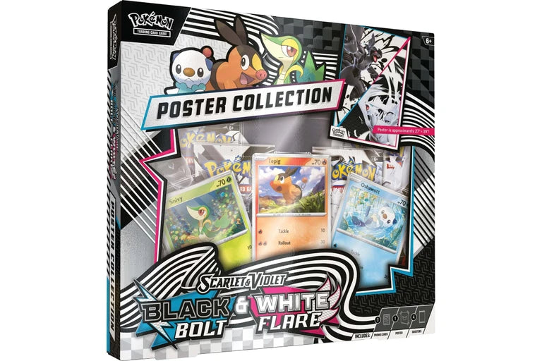 Pokemon TCG: Scarlet & Violet Black Bolt & White Flare Poster Collection