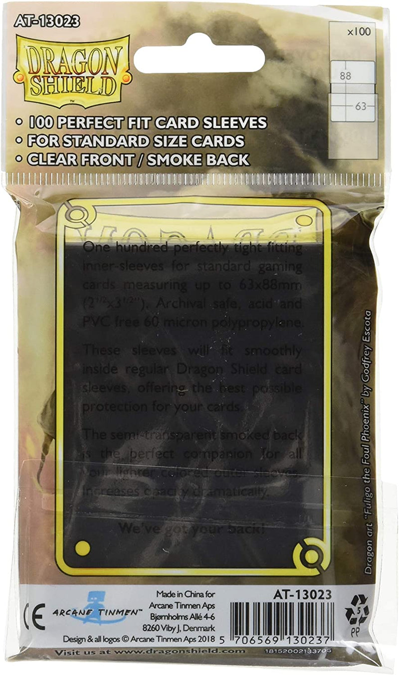 Dragon Shield Perfect Fit Sleeves - Smoke