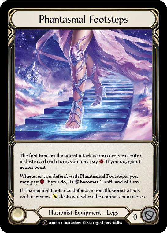 Phantasmal Footsteps [U-MON089-RF] (Monarch Unlimited) Unlimited Rainb