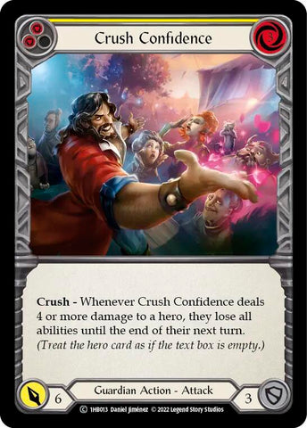 Crush Confidence (Yellow) [1hb013] (History Pack 1 Bravo Blitz Deck)