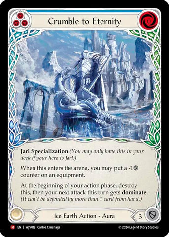 Crumble to Eternity [AJV018] (Armory Deck: Jarl Vetreidi)  Rainbow Foil