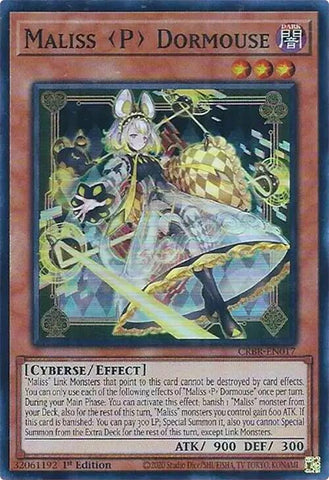 Maliss P Dormouse [CRBR-EN017] Super Rare