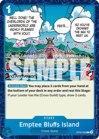 Emptee Bluffs Island [Emperors in the New World: 2nd Anniversary Tournament Cards]