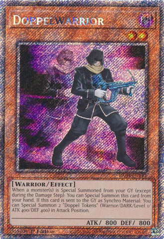 Doppelwarrior [RA04-EN147] Platinum Secret Rare
