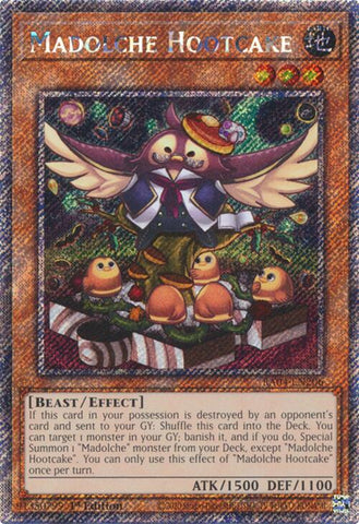 Madolche Hootcake [RA04-EN206] Platinum Secret Rare