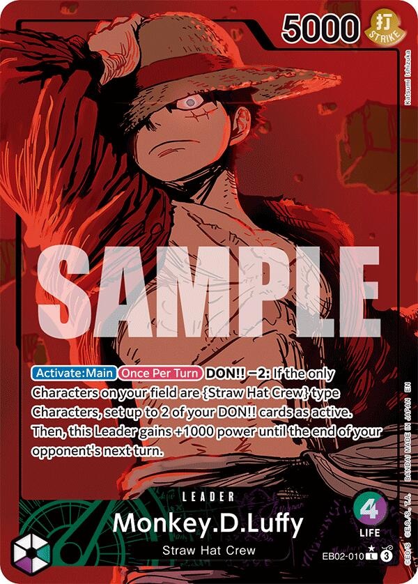 Monkey.D.Luffy (Alternate Art) [Extra Booster: Anime 25th Collection]