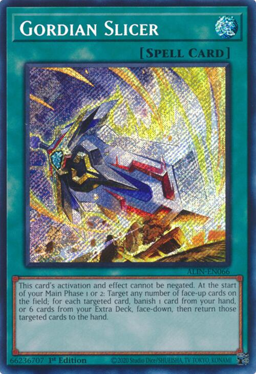 Gordian Slicer [ALIN-EN066] Secret Rare
