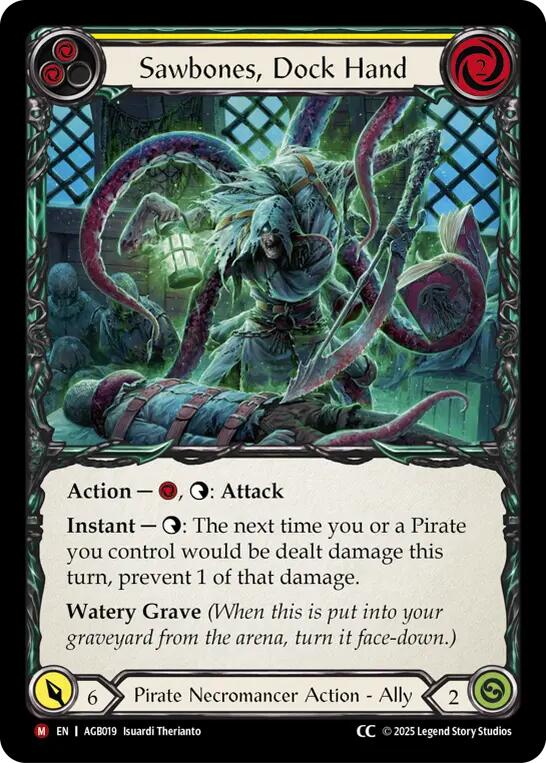 Sawbones, Dockhand (CC Label) (Regular) [AGB019] (Armory Deck: Gravy Bones)