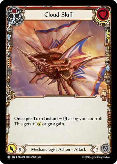 Cloud Skiff (Red) [SEA024] (High Seas)