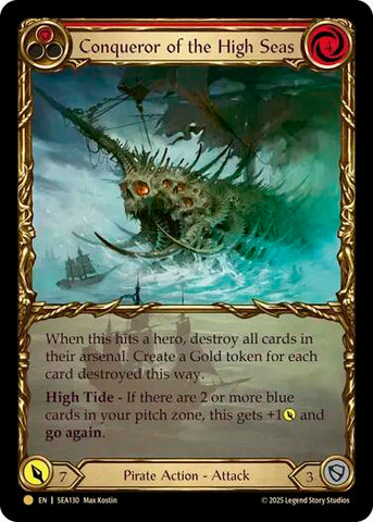 Conqueror of the High Seas (Treasure) [SEA130] (High Seas)  Cold Foil