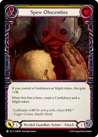 Spew Obscenities [SUP078] (Super Slam)  Rainbow Foil