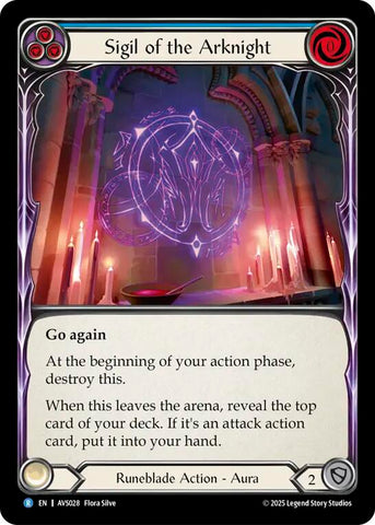 Sigil of the Arknight (Blue) [AVS028] (Armory Deck: Legends Viserai)