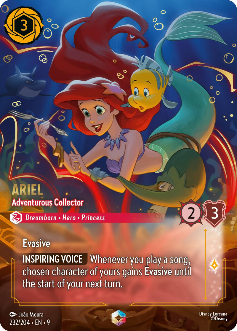 Ariel - Adventurous Collector (Enchanted) (232/204) [Fabled]