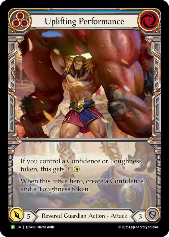 Uplifting Performance [LGS419] (Promo)  Cold Foil