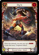 Dig In (Red) [FAB384] (Promo)  Rainbow Foil