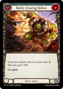 Battle Clearing Bellow (Blue) [IAR040] (Usurp the Shadow Throne)  Rainbow Foil