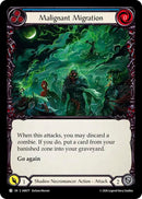 Malignant Migration (Blue) [IAR077] (Usurp the Shadow Throne)  Rainbow Foil