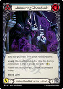 Murmuring Gloomblade (Blue) [IAR134] (Usurp the Shadow Throne)  Rainbow Foil