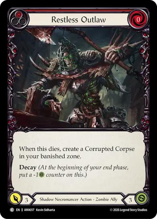 Restless Outlaw [AMA017] (Armory Deck: Malice)