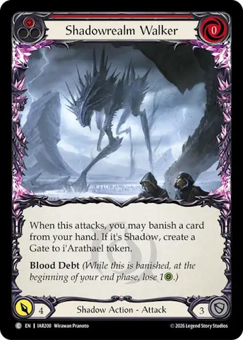 Shadowrealm Walker (Red) [IAR200] (Usurp the Shadow Throne)