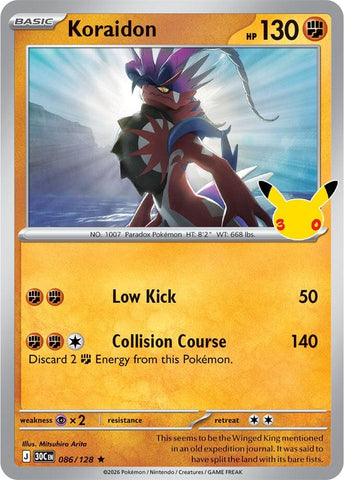Koraidon (086/128) [Mega Evolution: 30th Celebration]