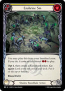 Enshrine Sin (Yellow) [IAR139] (Usurp the Shadow Throne)  Rainbow Foil