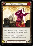 Whispers Within (Yellow) [IAR240] (Usurp the Shadow Throne)  Rainbow Foil