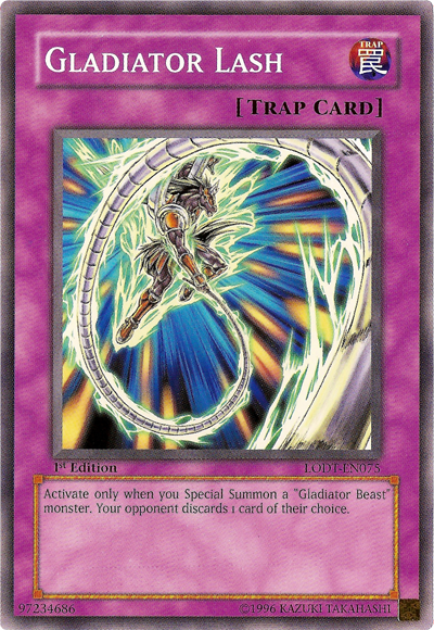 yugioh gladiator cards Yu-Gi-Oh - Beast Tygerius Common Special Summon 1 Gladiator Beast monster from your hand or GY Gladiator Beast Spartacus - Yugipedia