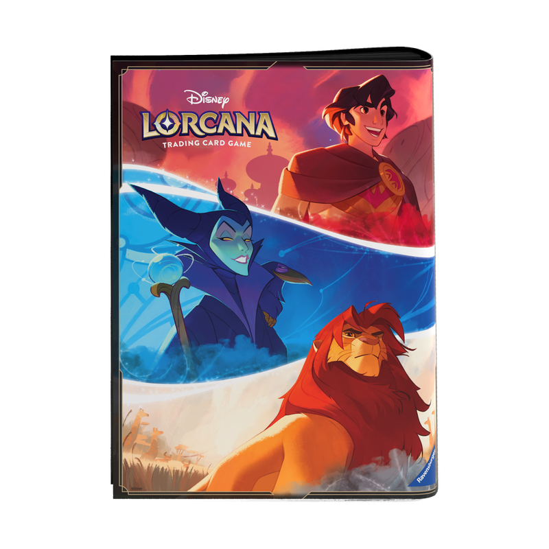 lorcana lorebook card portfolio Disney TCG this portfolio allows Disney Lorcana players and collectors to showcase their unique style and love for all things Disney Disney Lorcana First Chapter Maleficent
