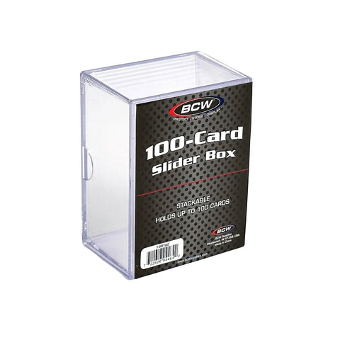 BCW 2-Piece Slider Box - 100 Count
