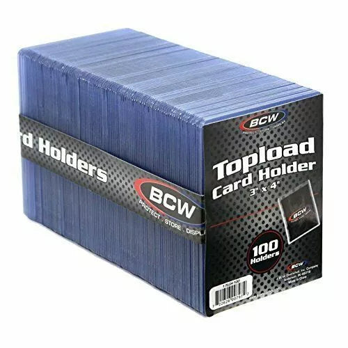 BCW Topload Card Holder 3x4 (100pk)