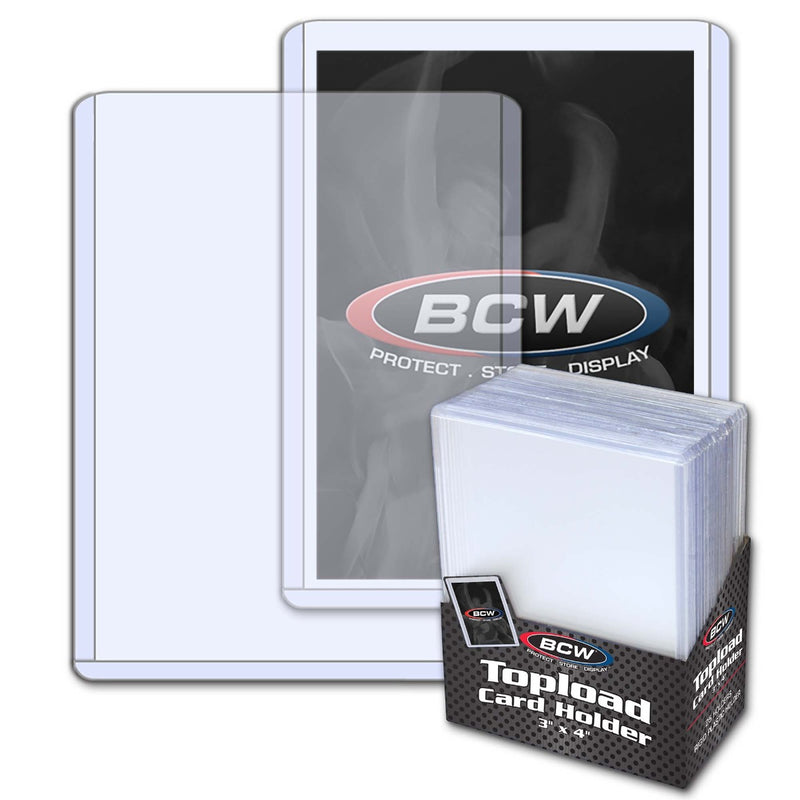 BCW Topload Card Holder 3x4 (25pk)