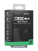 Palms Off Blackout Deck Sleeves (100)