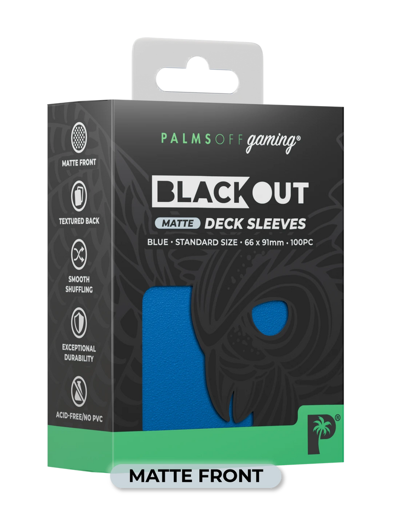 Palms Off Gaming Blackout Deck Sleeves (100)