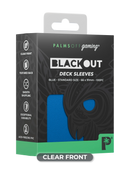 Palms Off Blackout Deck Sleeves (100)