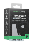 Palms Off Gaming Blackout Deck Sleeves (100)