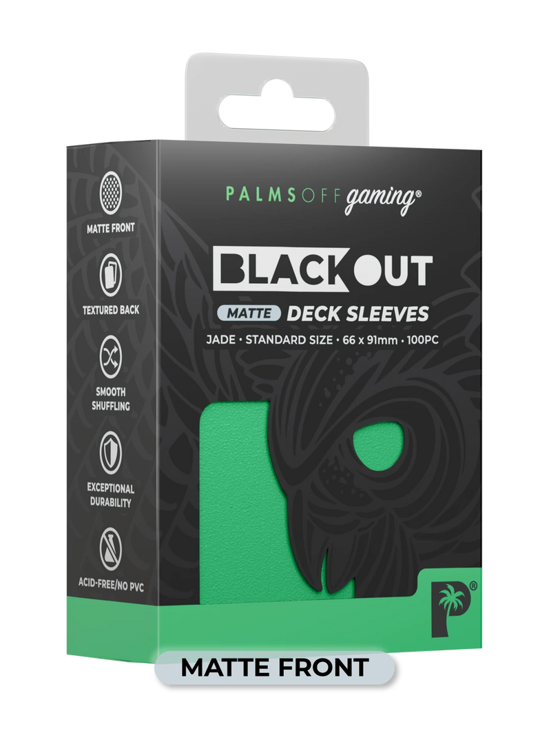 Palms Off Gaming Blackout Deck Sleeves (100)