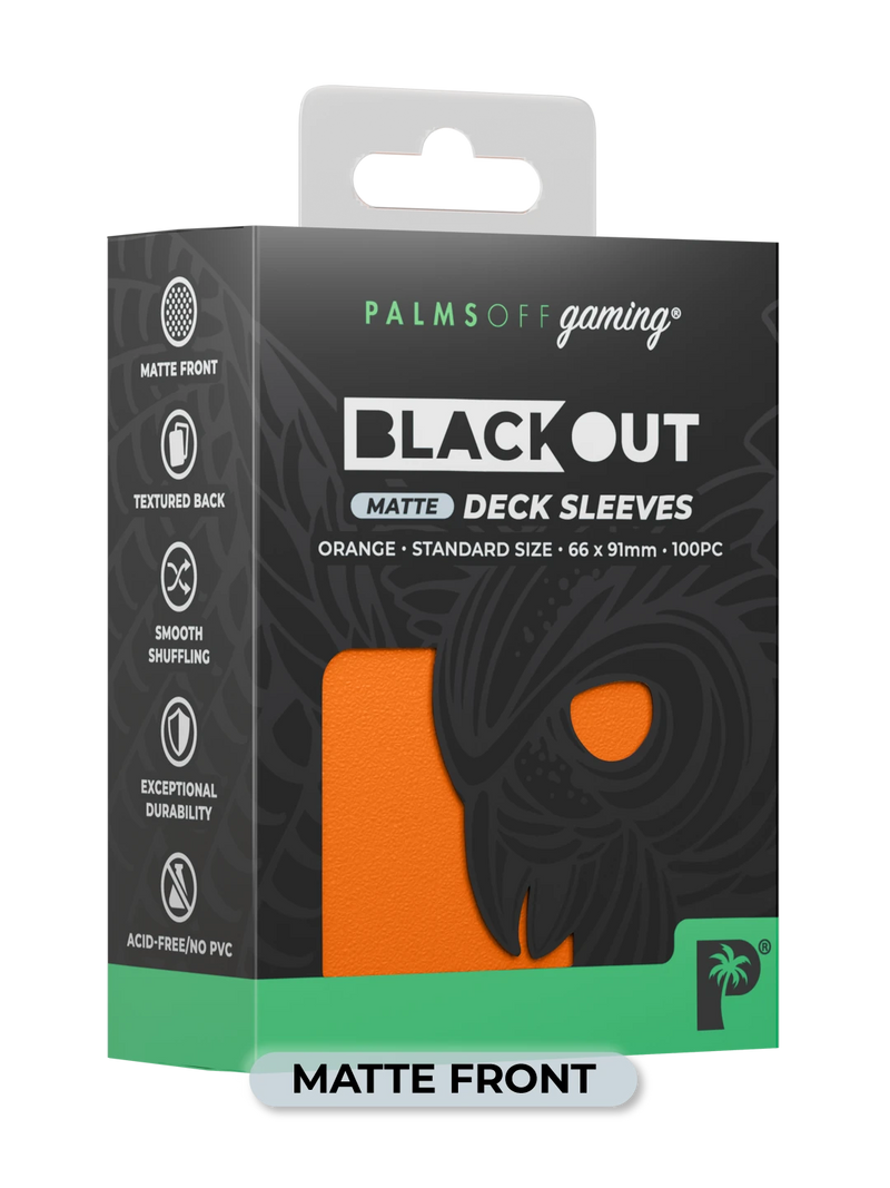 Palms Off Gaming Blackout Deck Sleeves (100)