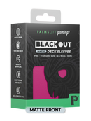 Palms Off Gaming Blackout Deck Sleeves (100)