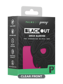 Palms Off Blackout Deck Sleeves (100)