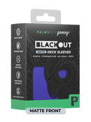 Palms Off Gaming Blackout Deck Sleeves (100)