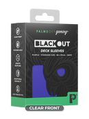 Palms Off Blackout Deck Sleeves (100)