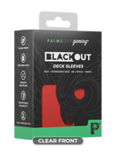 Palms Off Blackout Deck Sleeves (100)