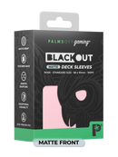 Palms Off Gaming Blackout Deck Sleeves (100)