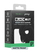 Palms Off Gaming Blackout Deck Sleeves (100)