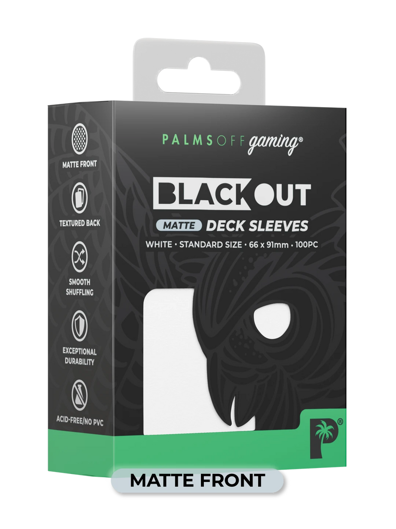 Palms Off Gaming Blackout Deck Sleeves (100)