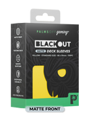 Palms Off Gaming Blackout Deck Sleeves (100)