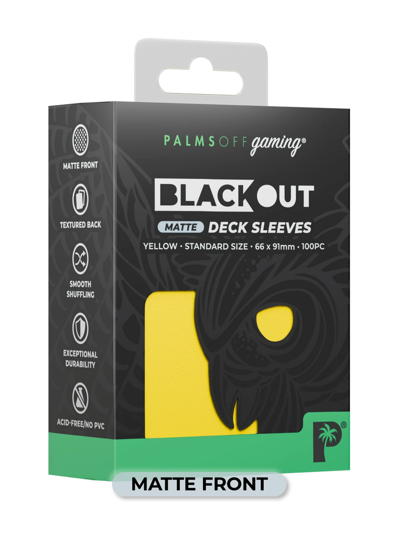 Palms Off Gaming Blackout Deck Sleeves (100)