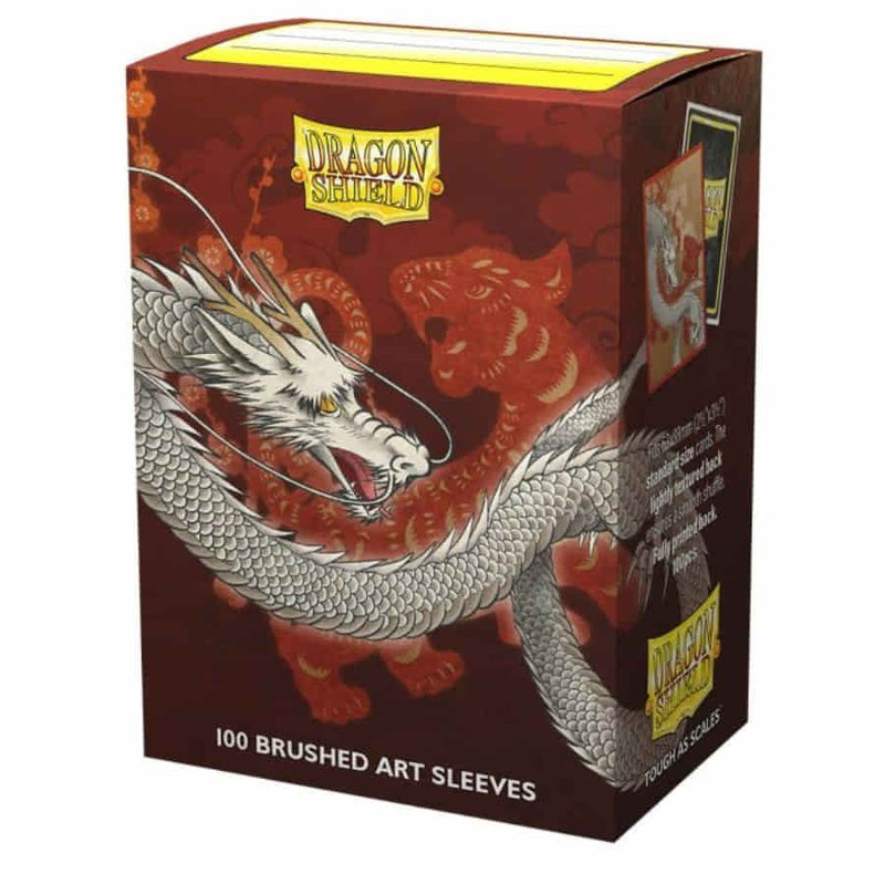 Dragon Shield Brushed Art Sleeves - Water Tiger - 100ct