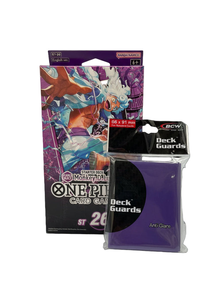 One Piece Starter Bundle - Complete Deck + Sleeves (15% Off)